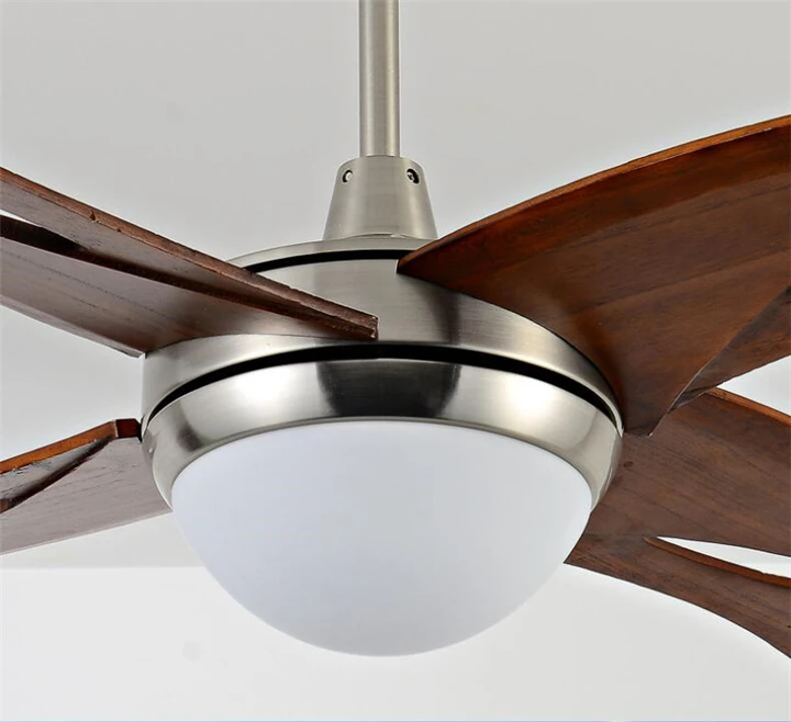 120v 42inch led ceiling fan 4pcs wood blade 110v