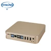 Modern design computer cabinet Intel i5 6500 quad core pc desktop barebone system thin client with 6*USB