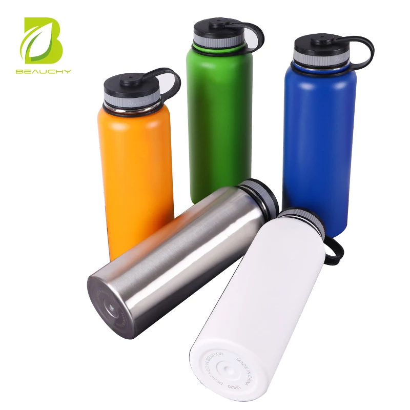 

Ready to ship 500ml/900ml/1000ml Double Wall Vacuum Insulated stainless steel water bottle, 10 colors