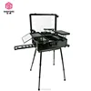 Private mold make up case with lights mirror professional PK LED makeup trolley beauty case