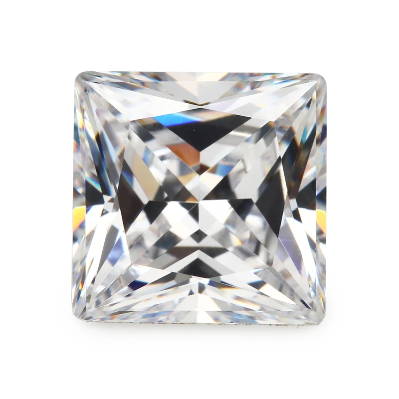 

100pcs/Pack 1.5x1.5mm~10x10mm Wholesale CZ Gems Princess Cut Cubic Zirconia AAA