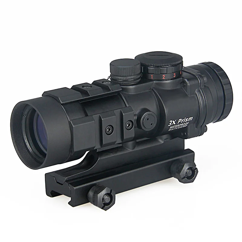 

accessories tactical equipment war game 3 prism night vision hunting riflescope, Black