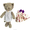 Cute Cats Doll with Clothes /Dressing Cat Stuffed Animal Soft Toys for Children and Girls
