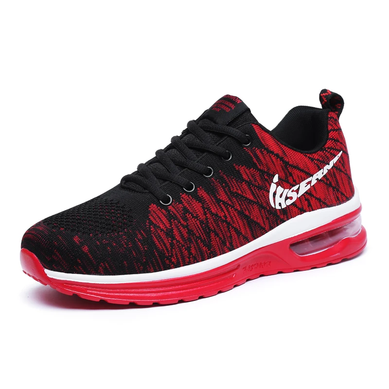 

The trademark is authorized, flying woven breathable men's shoes, sports shoes, PU air cushion bottom shoes