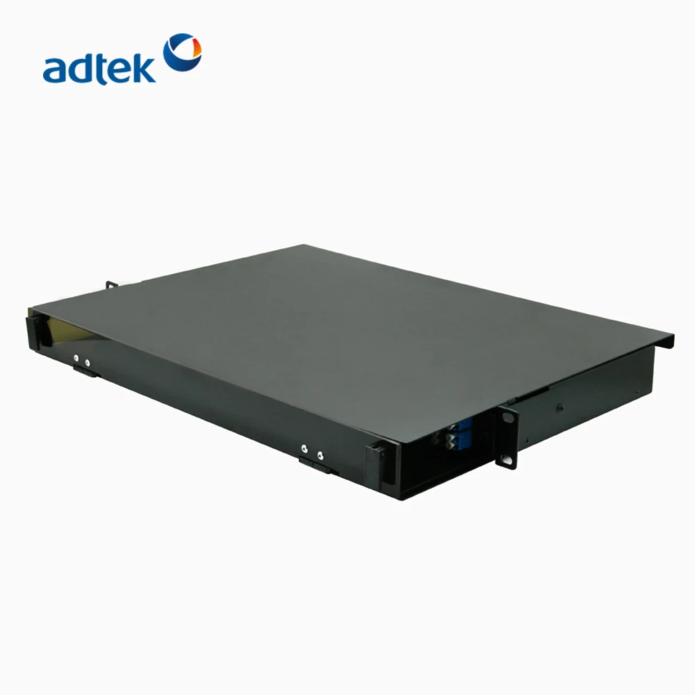 ADTEK 1U High Density MPO-LC 19 inch Fiber Optical Distribution Frame