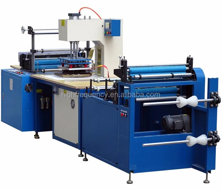 High frequency fully automatic pvc bag making machine