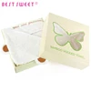 Custom embroidered bamboo fiber hooded towel and gift box