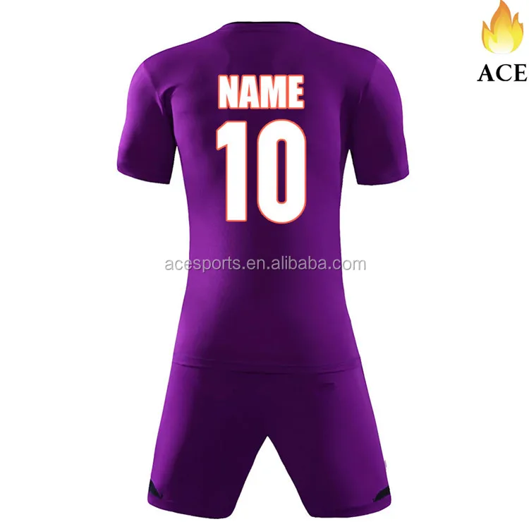 Plain Purple Soccer/football Jerseys 