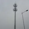 cell phone signal steel monopole tower made in China