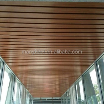 Fireproof Soundproof Aluminum Slat Linear Ceiling Buy Aluminum