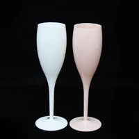 

Handmade custom color acrylic plastic wine goblet champagne glass brandy glass