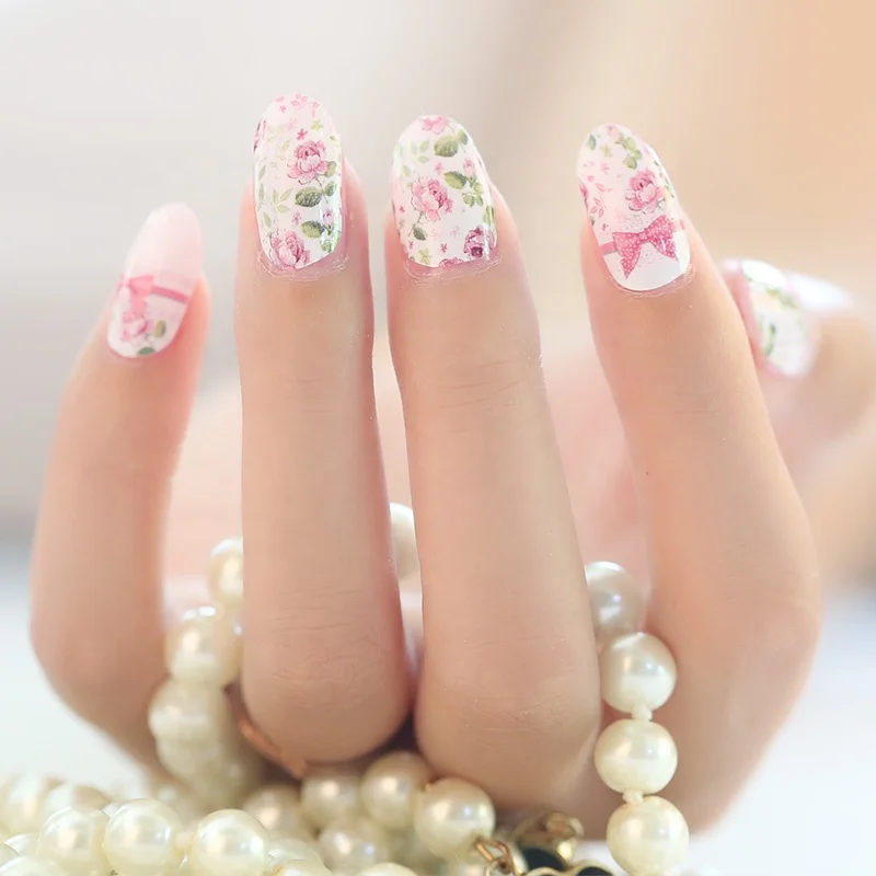 lace nail transfers