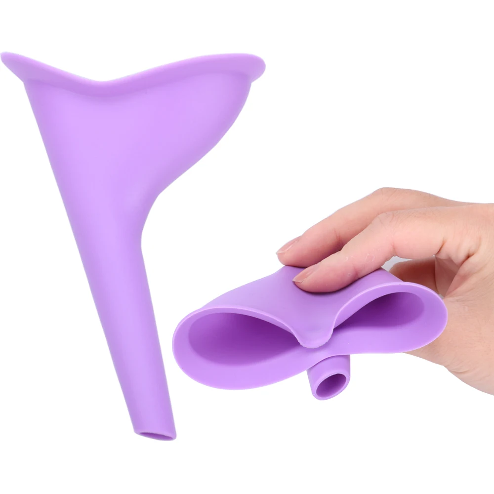 

Portable female urinal standing urinal device silicone, Pink/purple/green, customized color