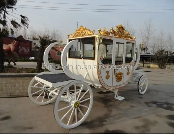 Yizhinuo Royal Carriage For Horse Luxury Wagon Luxury Chariot