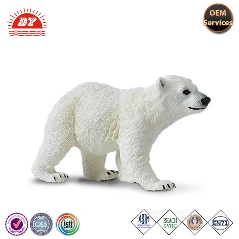 plastic polar bear figurines