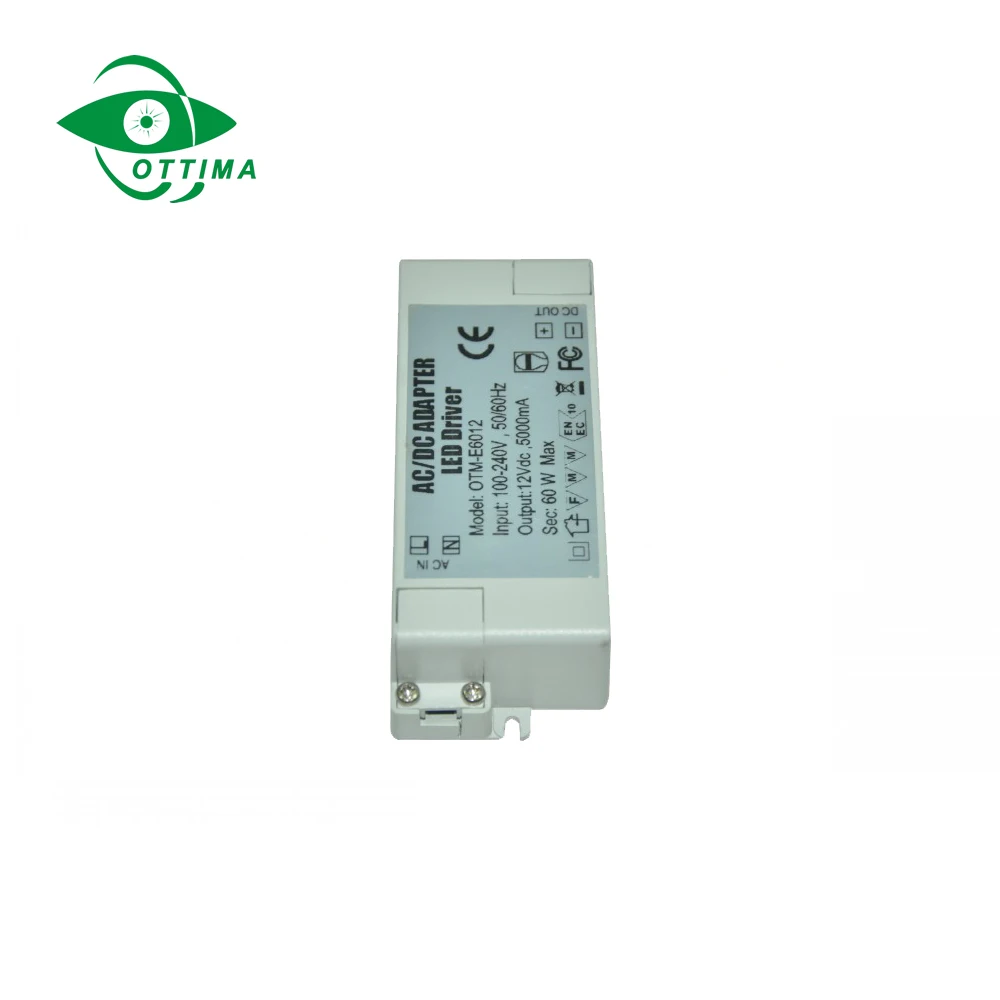 
Factory 24w 12 Volt Led Driver For Led Strip Light Plastic Case Power Supply For Led Neon Ac Dc Led Transformer For Led Light 