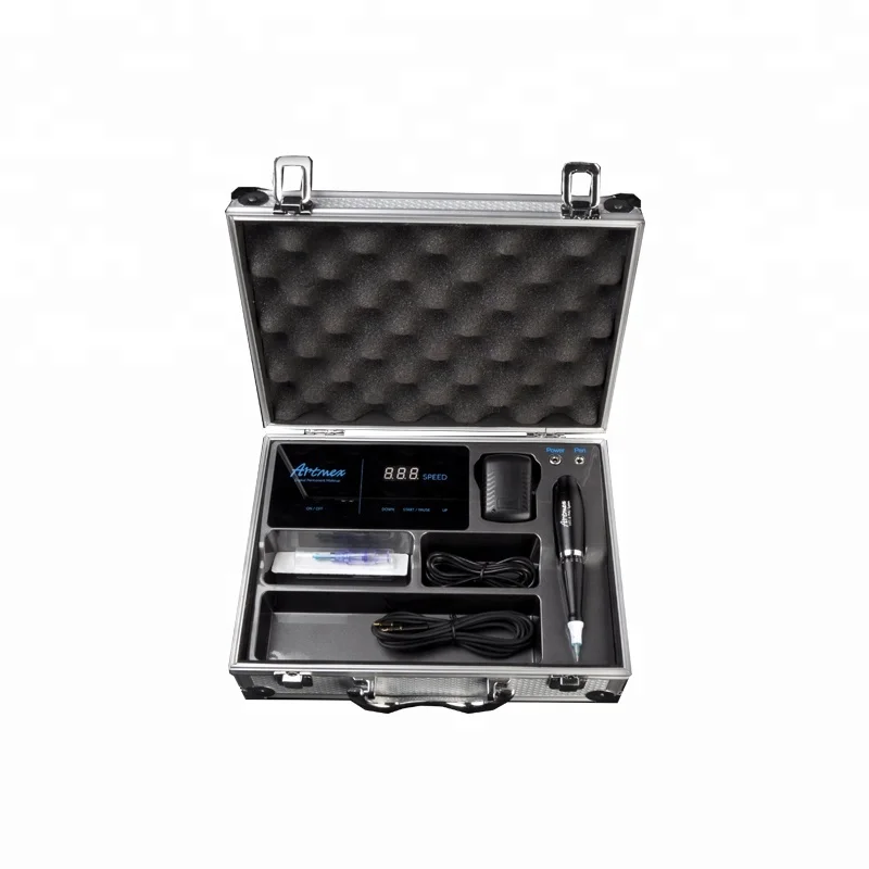 

artmex v3 tattoo machine eyebrows microneeding therapy machine, Silver