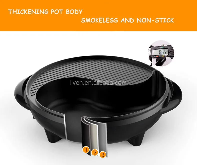 SK-J3200A NEW STYLE  Smokeless Bbq Grill Tool Set With Hot Pot
