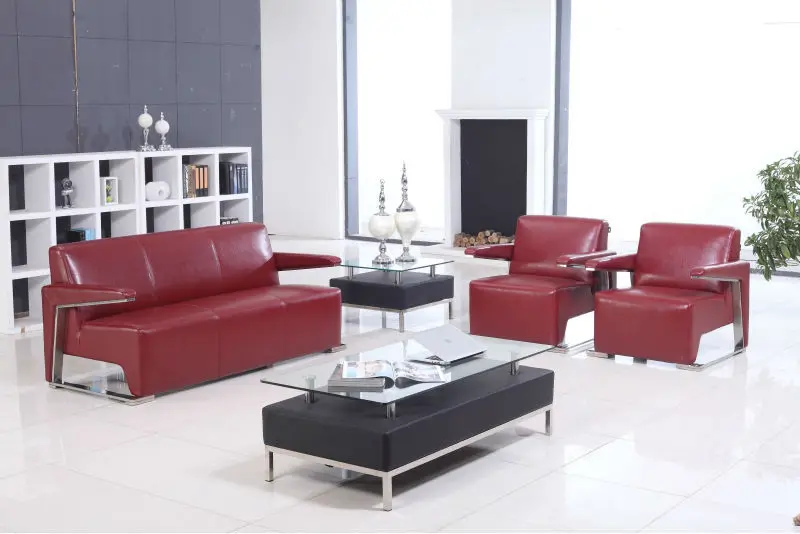 Modern office sofa with metal frame SJ551