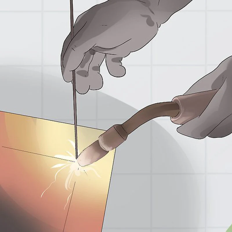 Easy To Use High Quality 35 Silver Welding Rod With Blue Welding Flux