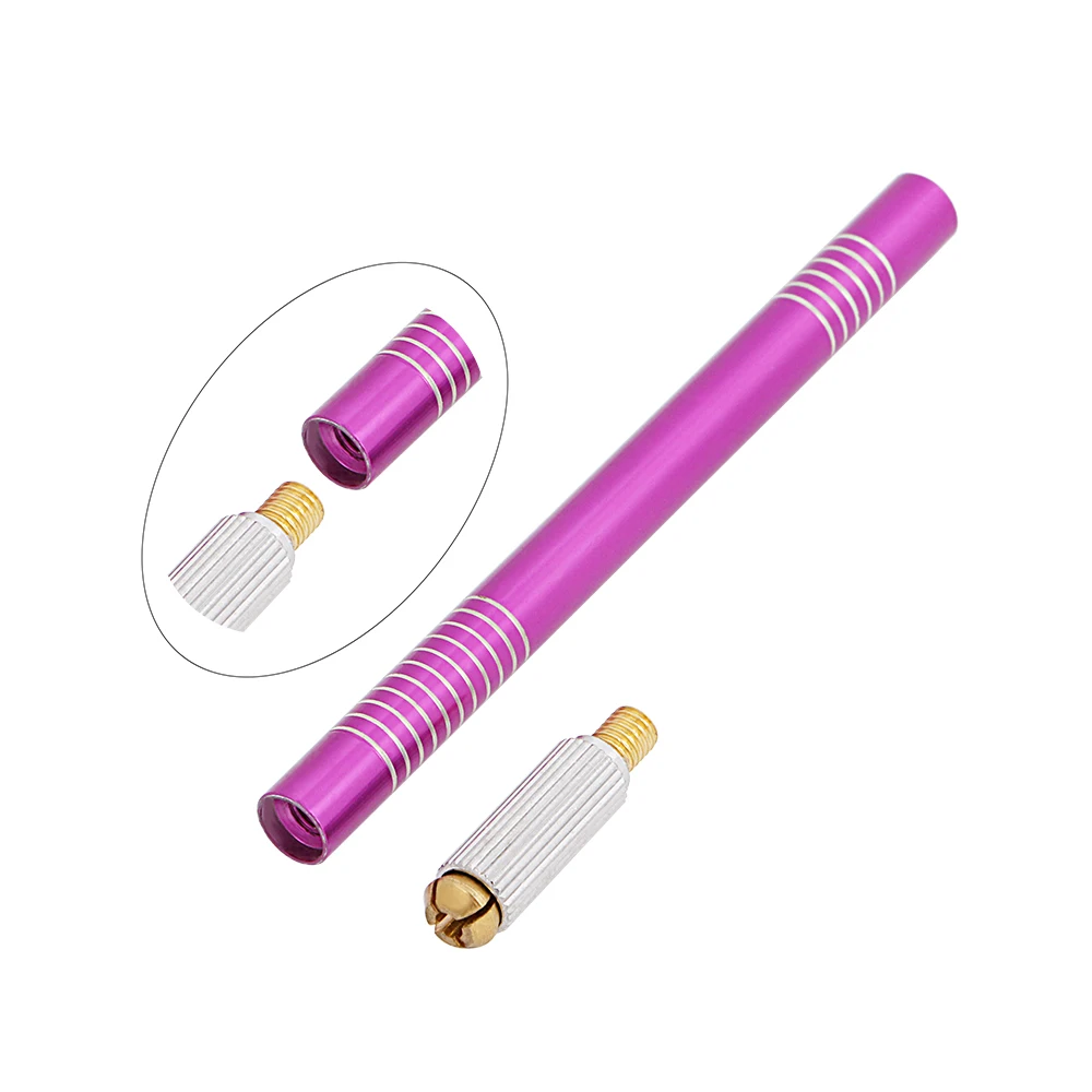 

manual tattoo with changeable needle #21 Round Micro Shading Pen Eyebrows Microblading Pen Shading Manual Pen For Ombre Brows, Blue, purple, red, yellow
