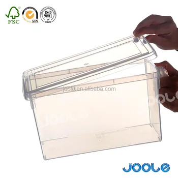 clear hard plastic boxes with lids