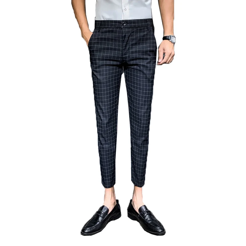 

fashion design slim fit new model custom design pakistani trouser suits men pants for young office men