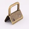 Colorful Bronze 30mm Key Fob Hardware Key Chain For Ribbon