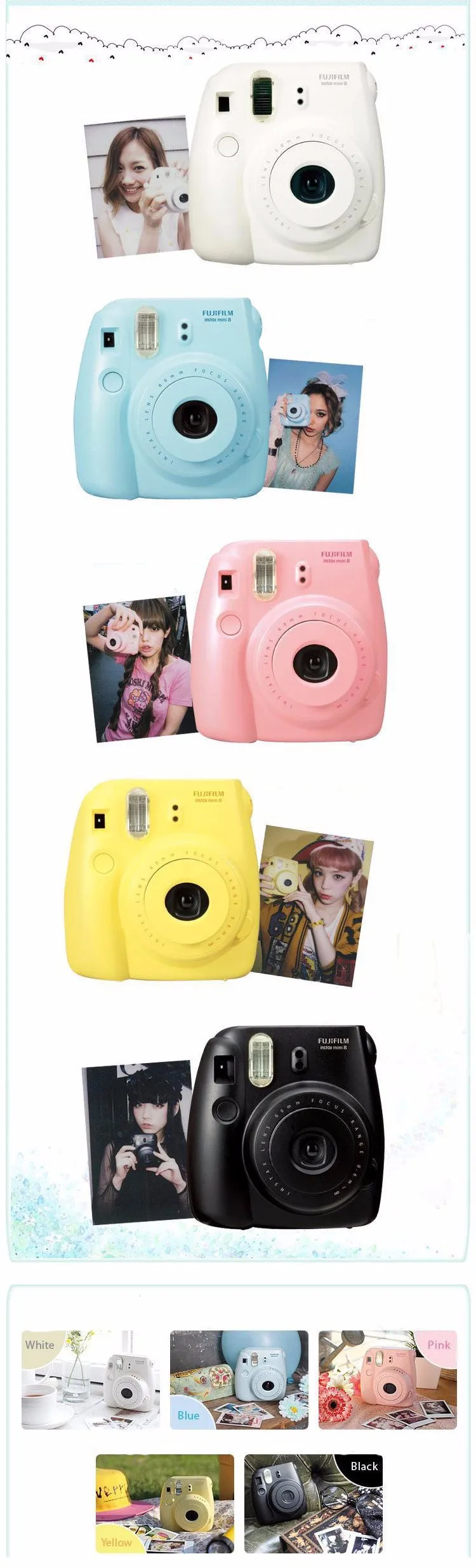 Wholesale Top Selling Fujifilm Instax Mini 8 Film Camera Buy Fujiflm Instax Mini 8 Instax Mini8 Fuji Instax Mini8 Product On Alibaba Com