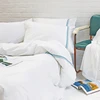China white plain hotel bedding 100% wholesale high quality microfiber bed sheet 100% wholesale bed sheets