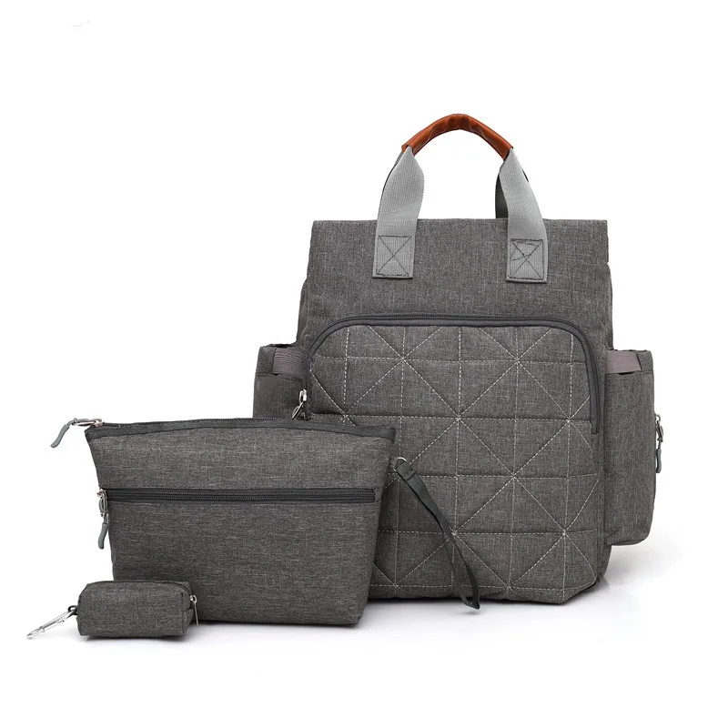

2019 New Fashion Mummy Maternity Nappy Bag Brand Large Capacity Baby Bag Travel Backpack Designer Nursing Bag for Baby Care, Red,gray,sky blue