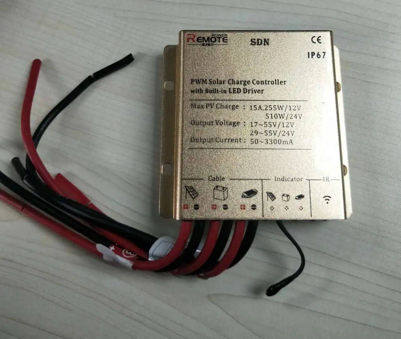 
10a 20a battery charger 12v 24v 48v pwm solar charge controller for solar street light 