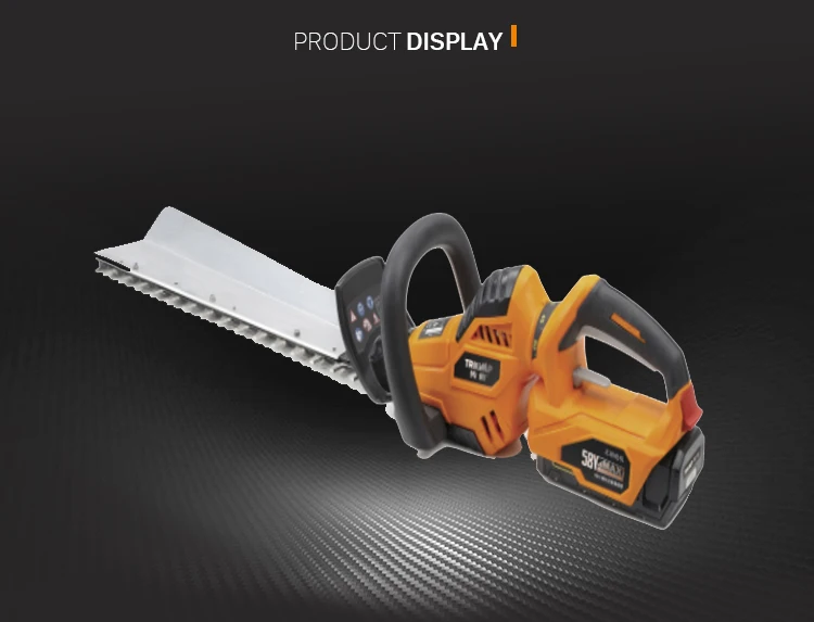 Portable 58V Electric Lithium Hedge Trimmer With Qucik Charge 1H 