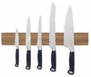 Bamboo Powerful Magnetic Knife Strip Solid Wall Mount Wooden Knife Rack