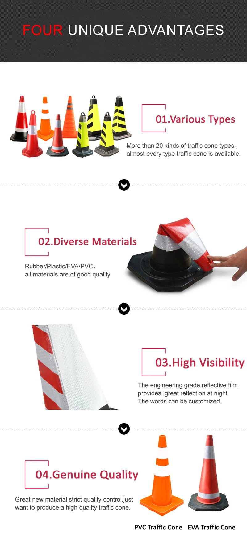 Zhejiang Safety Equipments Clear Plastic Cones,Supplier Manufacturer