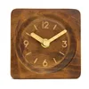 Mini Non-ticking Vintage Classic Bedside Table Analog Alarm Clock with Backlight Battery Operated Travel Clock Loud Alarm Clock