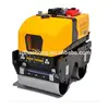 remote control double drum vibration roller asphalt/soil road roller on sale