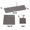 Popular 5050 RGB WS2812 Outdoor Full Color Display Board DC5V 8*8 / 16*16 /8*32 64 256 LEDs Flexible Pixel Panel Screen