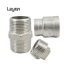 High pressure ss316 nipple 1/8"-2" Stainless Steel SUS304 Male Male Hex Nipple Threaded Pipe Fitting NPT