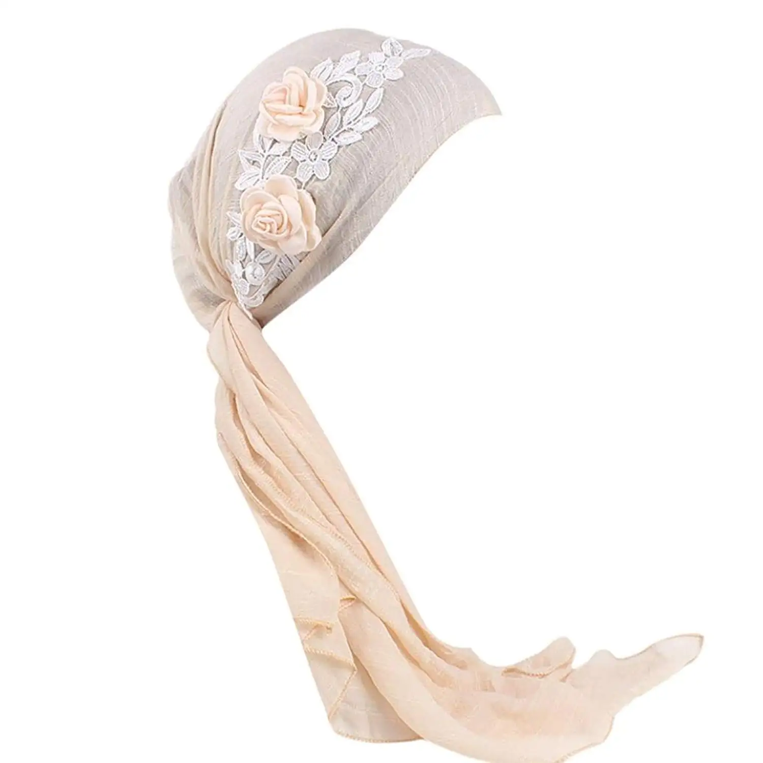 Owen Pullman Multifunctional Headwear Flamingo Pink Leaf Head Wrap Elastic Turban Sport Headband Outdoor Sweatband