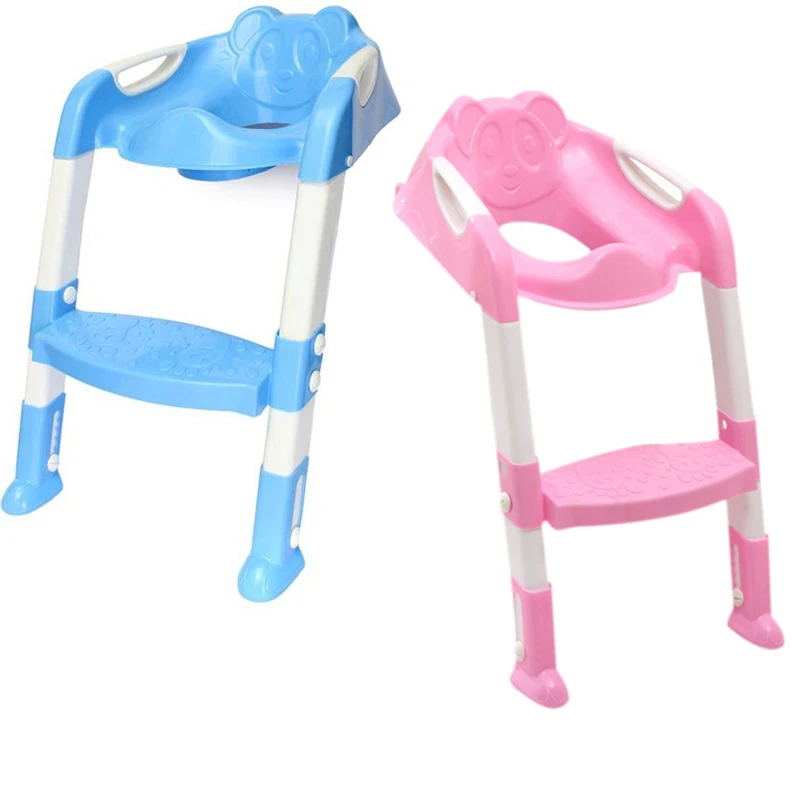 

En71 Height adjustable baby children potty training toilet seat kids potty with ladder step