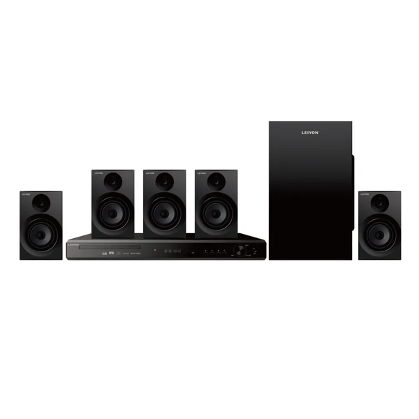 Powerful 5.1 Home Theater Karaoke System With Bluetooth Fm Radio