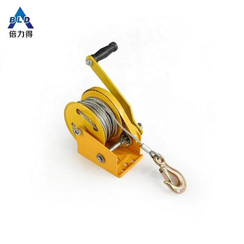 
CE SGS approved manufacturing 1200lbs powder coated small brake sailboat winch 