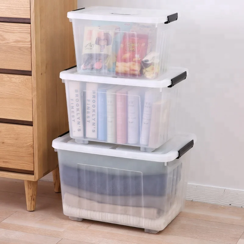 

wholesale tranasparent plastic box clear storage box and bins, Transparent
