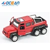 Kids 1:32 pull back alloy toy diecast model truck with music light open door OC0165759