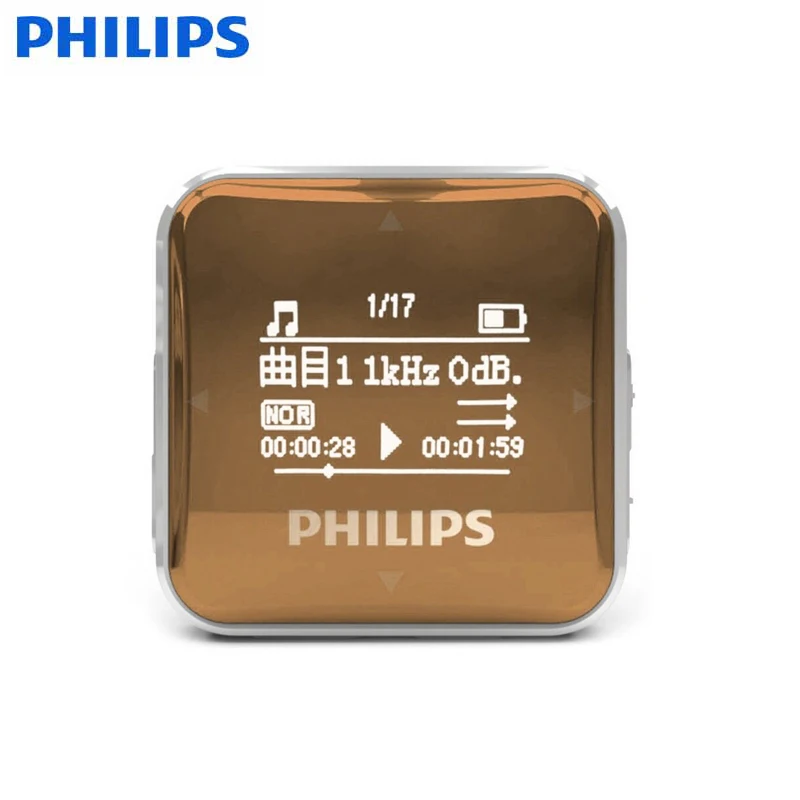 

Philips Mp3 Industrial Digital Flac Music Player with Wma Format, Black;blue / green;red / pink;yellow / gold;cyan