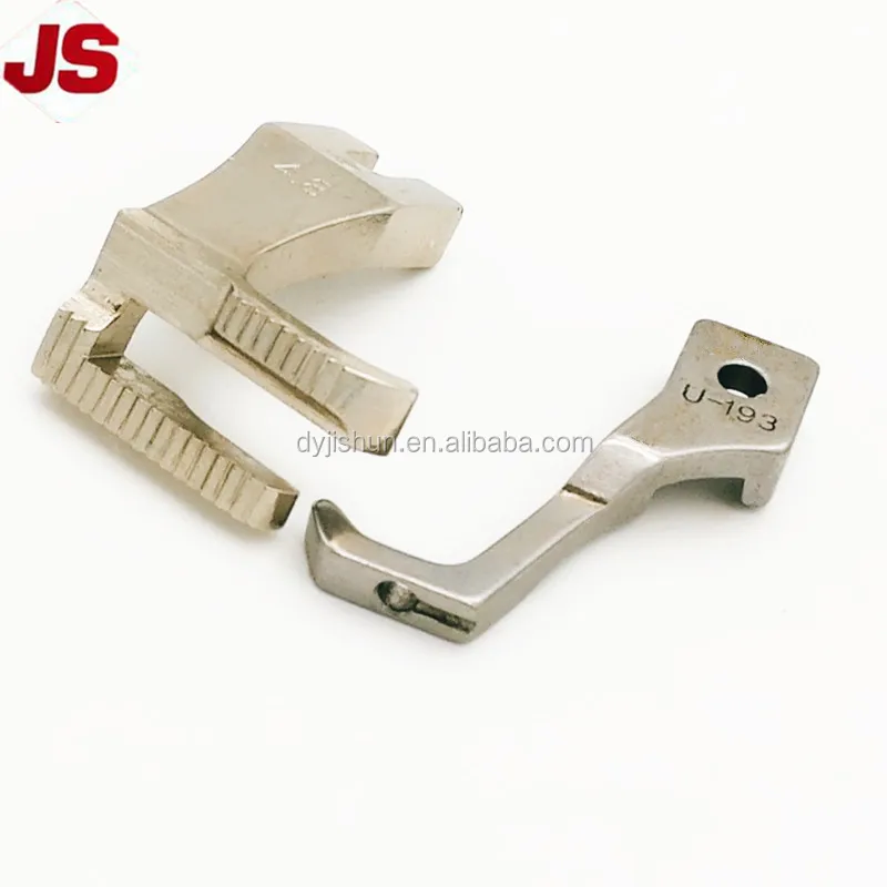 JISHUN INDUSTRIAL SEWING MACHINE PARTS HIGH QUALITY SEWING ACCESSORIES U-192LC+U-193 PRESSER FOOT