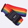 heavy duty waterproof TSA lock polyester webbing travel luggage security strap/webbing carry strap