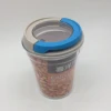QM 0.9L round airtight food container plastic food garde plastic storage container