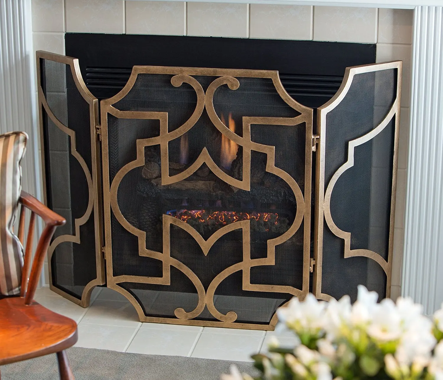 Gold Fireplace Screens Find Deals On Get Quotations Fireplace Screens Chinese Chippendale Screen Antique Gold
